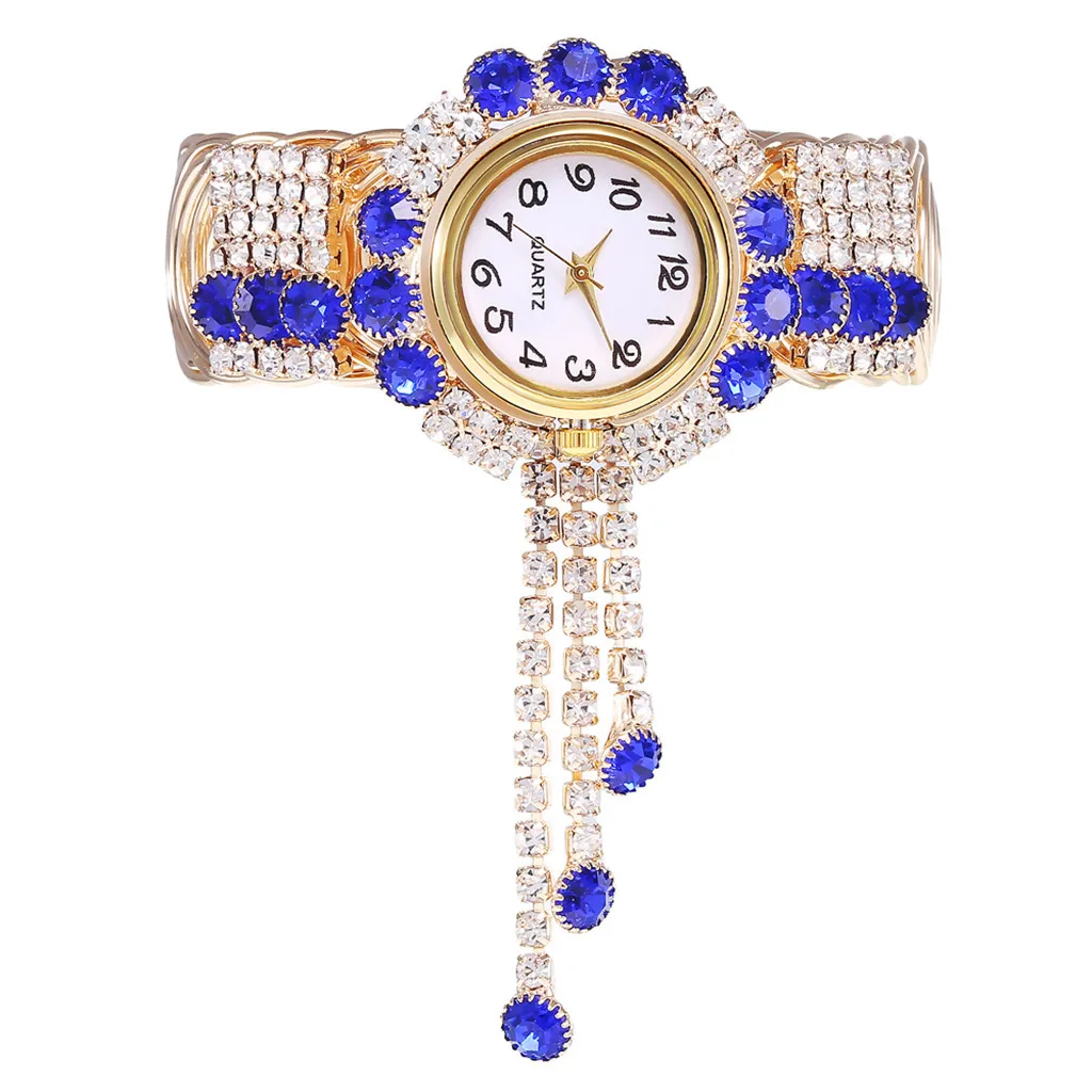 

2019 Luxury Elegant Women Watches Khorasan Alloy Fashion Watch Montre Femme Creative Fringe Quartz Bracelet Watch models Kh080