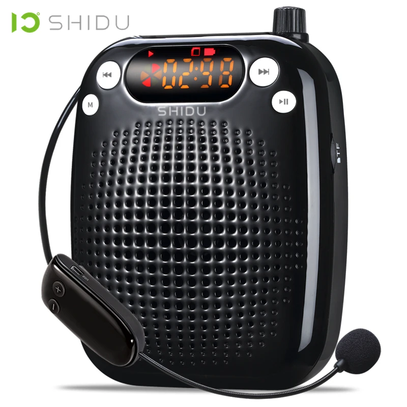 

SHIDU UHF Mini Audio Speaker Wireless Portable Voice Amplifier USB Lautsprecher For Teacher Tourrist Guide Yoga Instructors S611