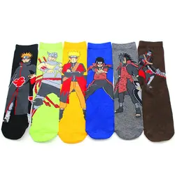 1 пара милые Японии аниме Наруто носки для девочек Uzumaki Naruto печати хлопок косплэй аксессуары для носков