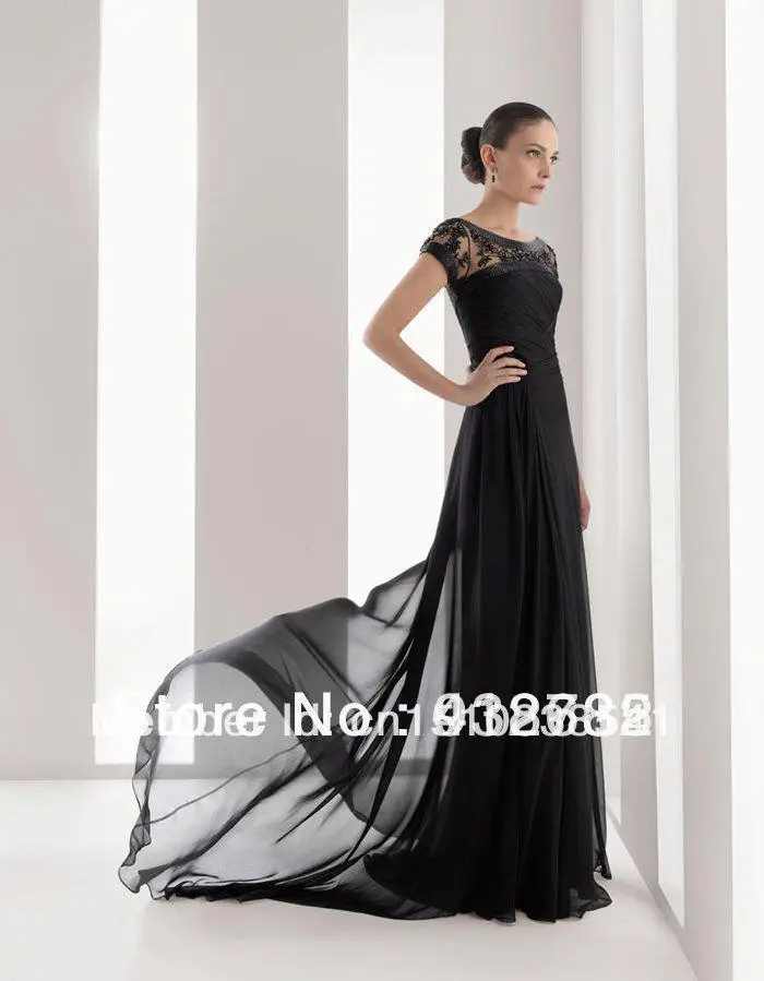 Vestido de festa renda robe de soiree Новинка 2018 года модные черные длинные бисер пикантные вечерние элегантное платье Бесплатная доставка