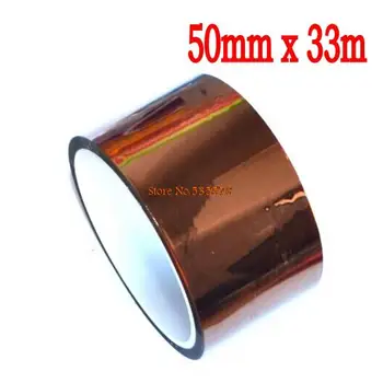 

5PCS High Temperature Resistant High temperature for 3D Printer Heat Tape 50MM x 33M BGA PCB SMT Soldering Shielding