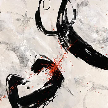 

canvas prints poster abstract art unframed home decor masterpiece color and patterns untitled Black and red modern art prints