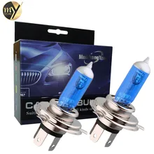 2 шт. H1 H3 H4 H7 Галогенные лампы H11 9005 HB3 9006 HB4 100 Вт 12 в 5000 К супер яркие Автомобильные фары Противотуманные фары дальнего света белый