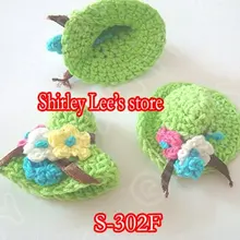 Красивое кружево кроше ручная работа X(4,5x3,5 см) Супер 600 Мини шляпа ремесла украшения, Микс 3 вида цветов