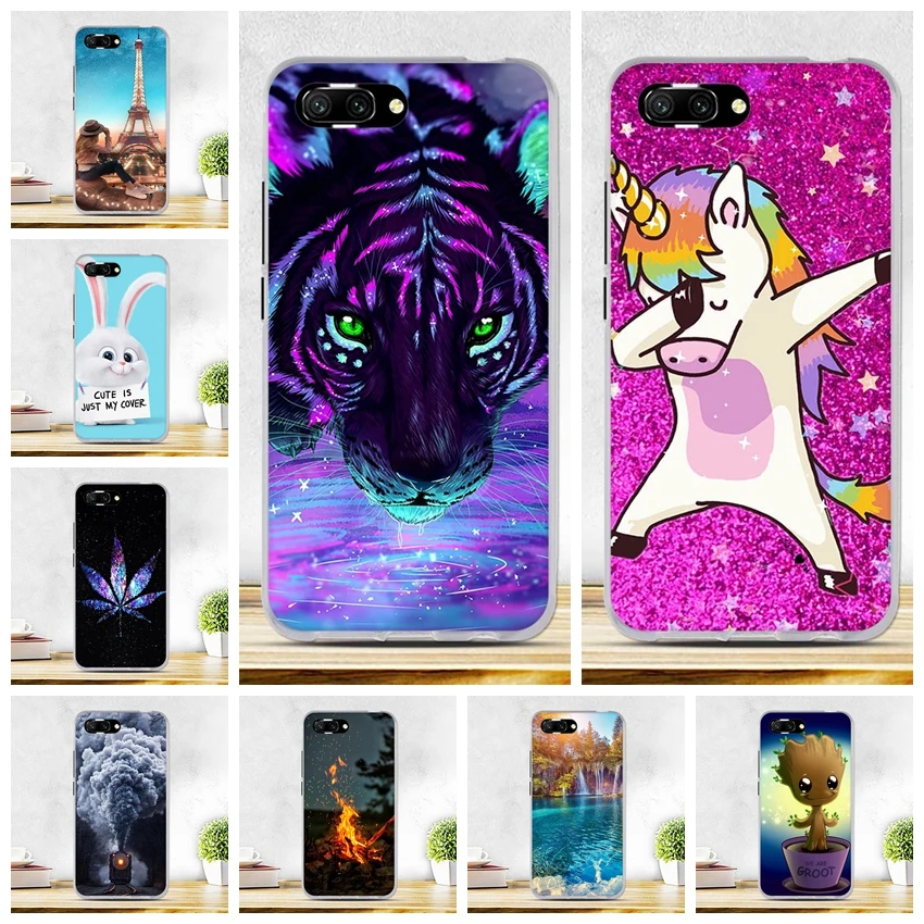 

Huawei Honor 10 Case Cover Honor 10 Case TPU Soft Silicon Coque Printing Back Protective Cover Funda Huawei Honor 10 Phone Cases