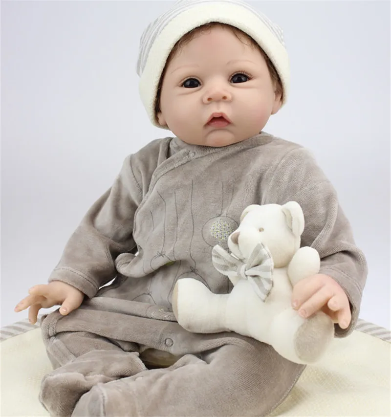 Aliexpress.com : Buy Cute Silicone Reborn Baby Dolls with ...