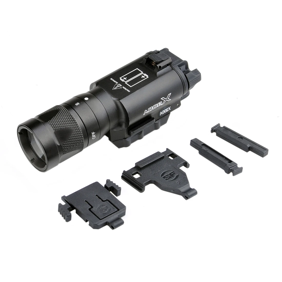 Surwish Element X300V Vampire LED Tactical Light Strobe Version for Nerf - Silver Surwish Element X300V Vampire LED Tactical Light Strobe Version for Nerf - Silver
