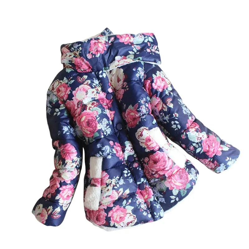 

High quality Winter Autumn Children Coat Outerwear Clothes Cotton Jackets Girls Coat