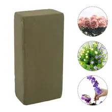 Зеленый цветочный пенопластовый кирпичный блок Цветочный Цветок из пенополистирола кирпичи сухой цветок держатель для хранения Свадебный букет Ремесло Сад Suplies