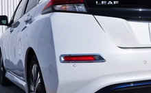 Per Nissan Leaf ZE1 2017 2018 2019 Accessori Per Auto di Coda Posteriore Della Luce di Nebbia Telaio di Copertura Trim Della Lampada Della Nebbia Accessori Styling
