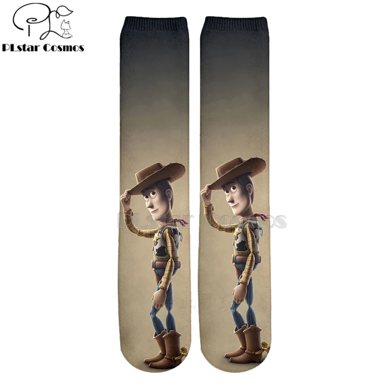 Plstar Cosmos Toy Story 4 носки с рисунками 3d носки для мужчин и женщин Забавные 3D высокие носки для мужчин и женщин высококачественные носки для Шериф Вуди форки