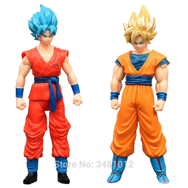 16 см Dragon Ball Z Super Saiyan Son Goku Champa Beerus ПВХ Фигурки Piccolo трусы коллекционные куклы фигурки, детские игрушки - Цвет: 2pcs dbz