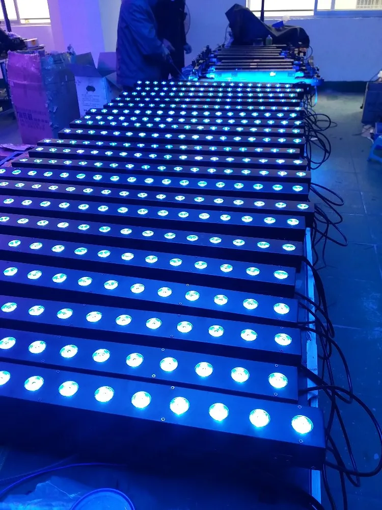 Высокой мощности led 6* Lot 18*10 Вт 4в1 светодиодный светильник сценических эффектов со сменой цвета RGBW настенная шайба лайнер бар свет