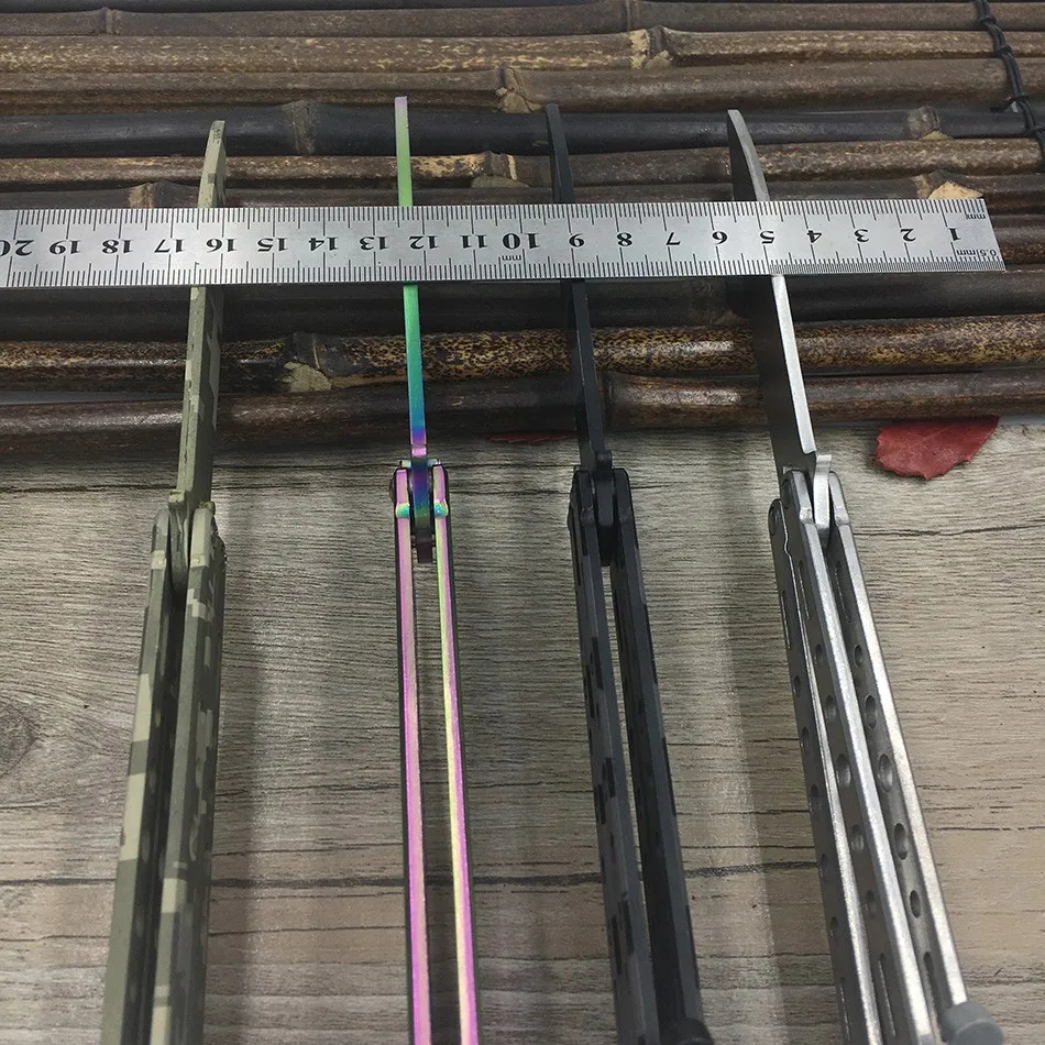 Titanium Stainless Steel Butterfly Training Knife