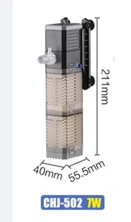 Sunsun 110 В 220 в аквариум многофункциональный водяной насос Внутренний фильтр HJ111b HJ311b HJ411b HJ611b. HJ 111B 311B 411B - Цвет: CHJ-502