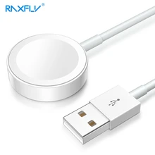 Беспроводное магнитное зарядное устройство RAXFLY для Apple Watch серии Быстрая зарядка для Apple Watch 4 3 2 беспроводной адаптер USB кабель 1 м зарядка для apple watch магнитная зарядка Магнитный адаптер для быстрой