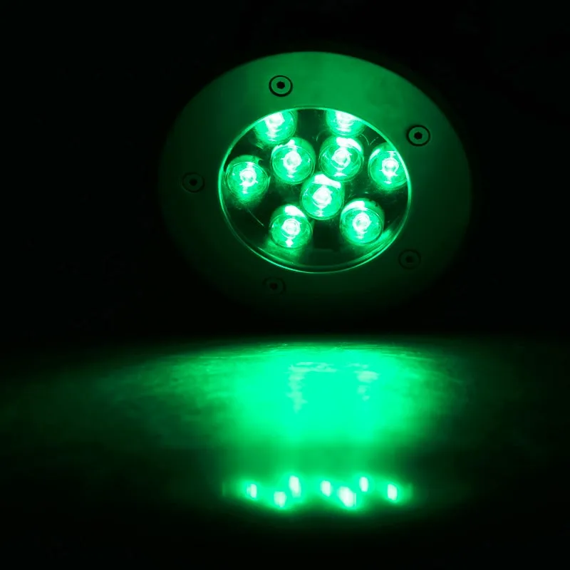 Levou ao ar Água para o Jardim ao ar Led à Prova Livre Terraço w Ip67 220 v Super Brilhante d' Chão Recesso Rgb Luz 5 12 Lâmpadas subterrâneas