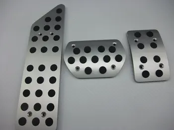 

DEE Aluminum alloy Car Accessories For Citroen C5 Peugeot 508 AT/MT Accelerator Brake Footrest Pedal Pad Auto Styling Sticker
