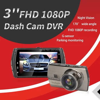 

Car DVR FHD 1080P 3" 170 WDR IPS Dash Camera Video Recorder Dual Lens G-Sensor Parking Motion Detection Night Vision Dash Cam