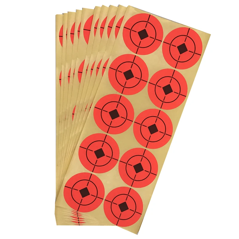 Target House Neon Orange self adhesive 2-Inch Bullseye Target Stickers for shooting ,250 Targets Target House Neon Orange self adhesive 2-Inch Bullseye Target Stickers for shooting ,250 Targets
