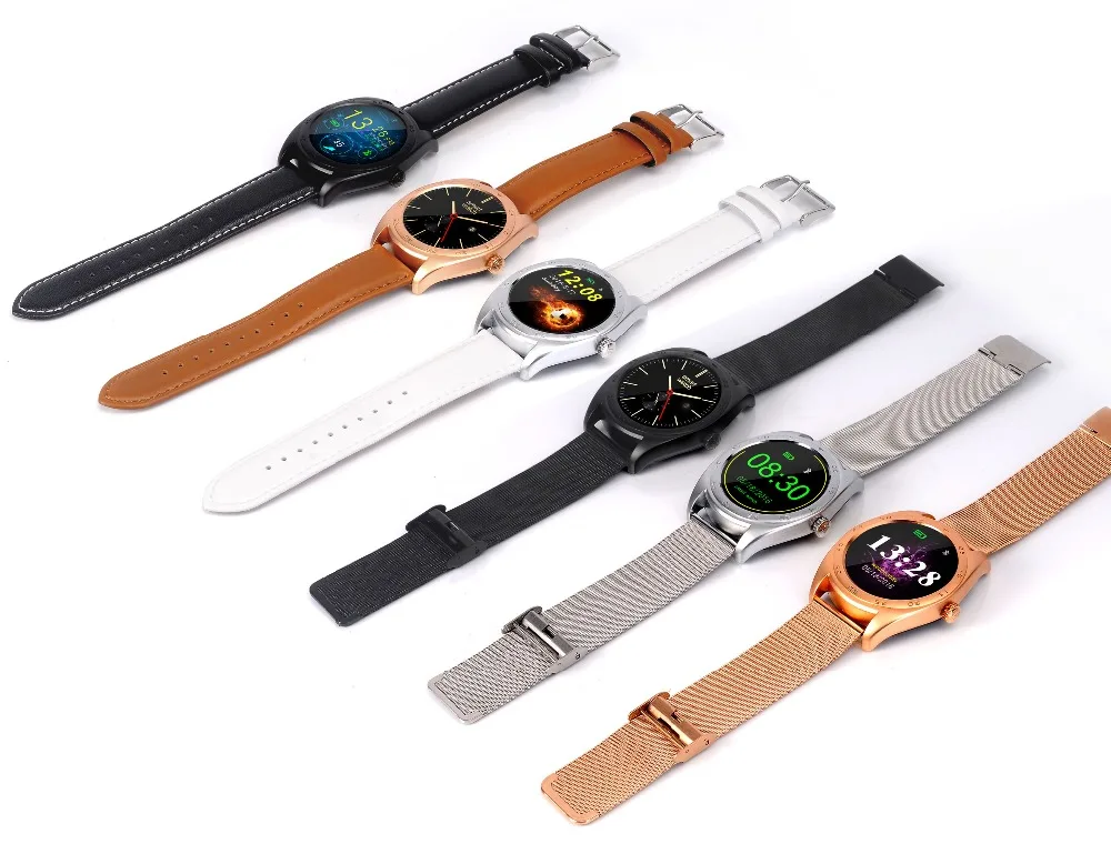 Finow K89 Смарт часы Круглый Экран 1 2 дюйма ips Smartwatch монитор сердечного ритма Bluetooth с
