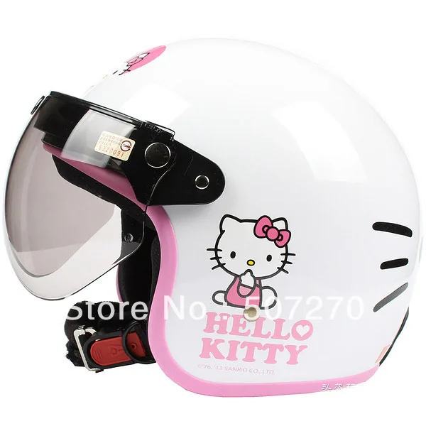E.133 3/4 Taiwan "EVO" Racing Casco Cycling Open Face Helm Motorcycle