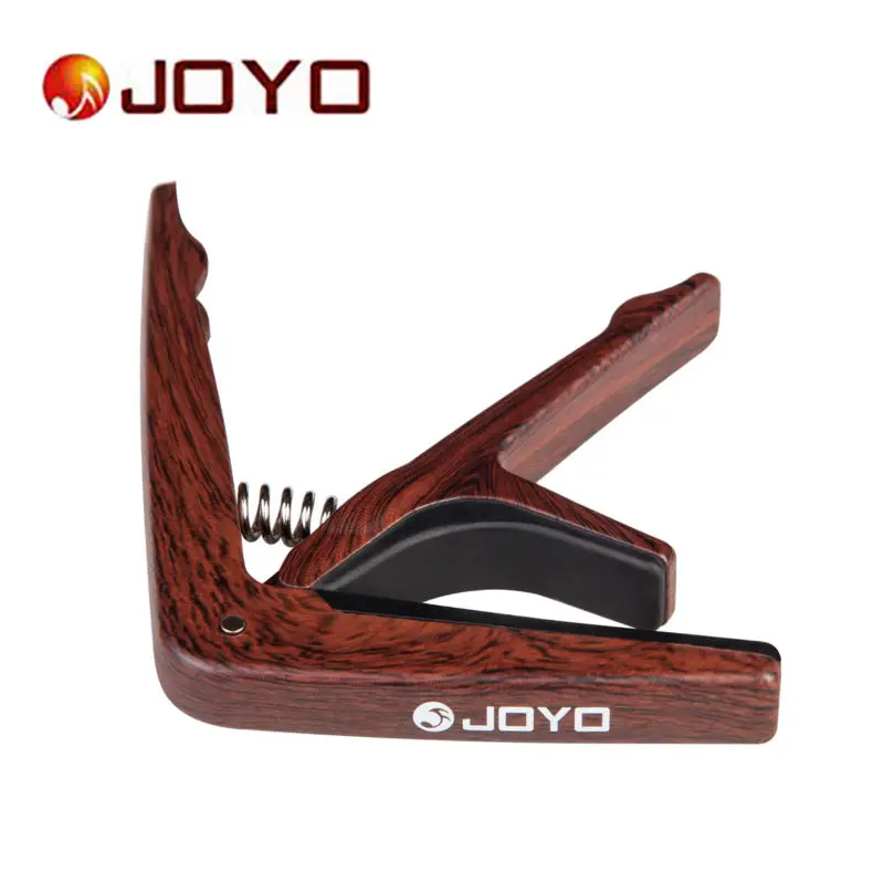 JOYO JCP-01 пластиковая гитара Capo зажим с медиаторами для 6 струнных гитар поп-фолк деревянные гитарные детали укулеле и аксессуары