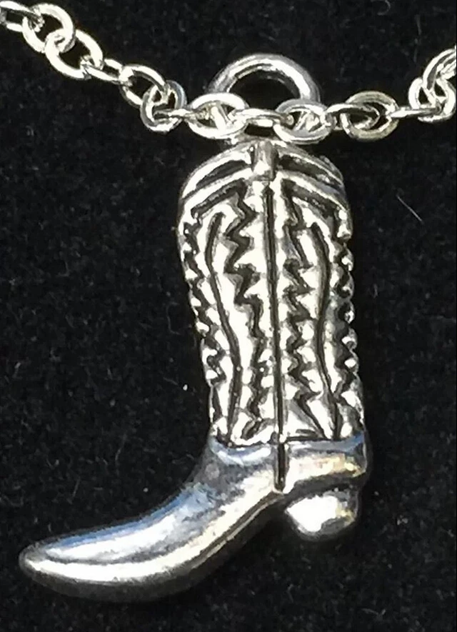 Fashion Jewelry Tibetan silver Cowboy boots Charms Statement Choker