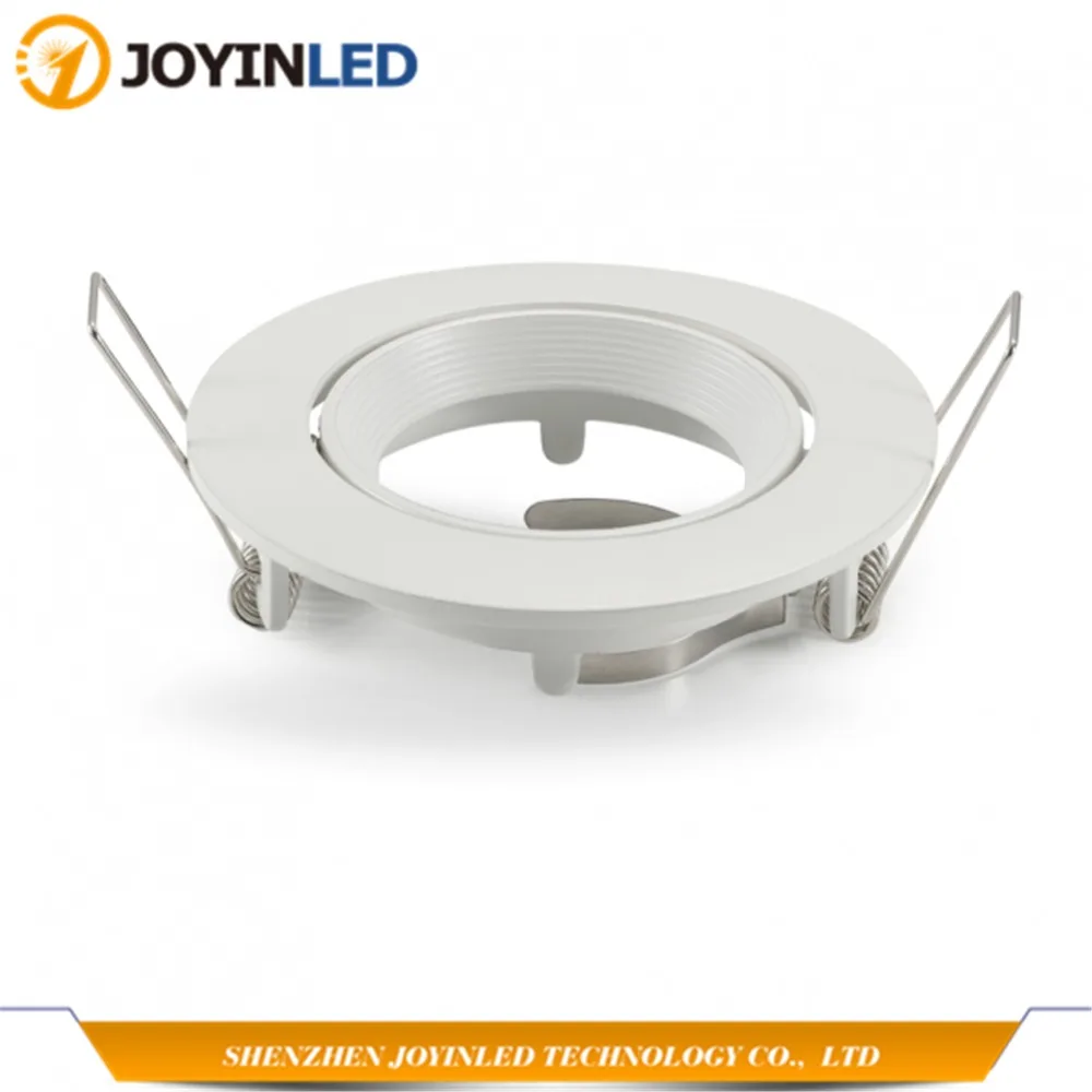 Zine alloy GU10/ MR16 satin nickel LED Downlight lamp holder fixture
