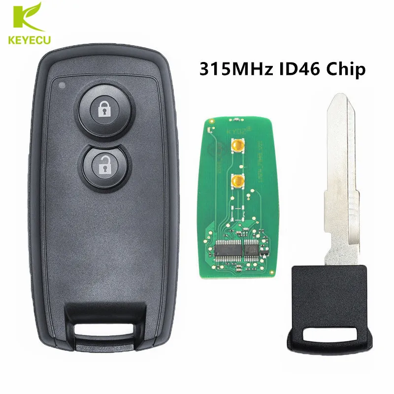 US $60.81 KEYECU Smart Remote Key Fob 2 Button 315MHz ID46 for Suzuki SX4 Grand Vitara 20072013 Swift With Smart Key