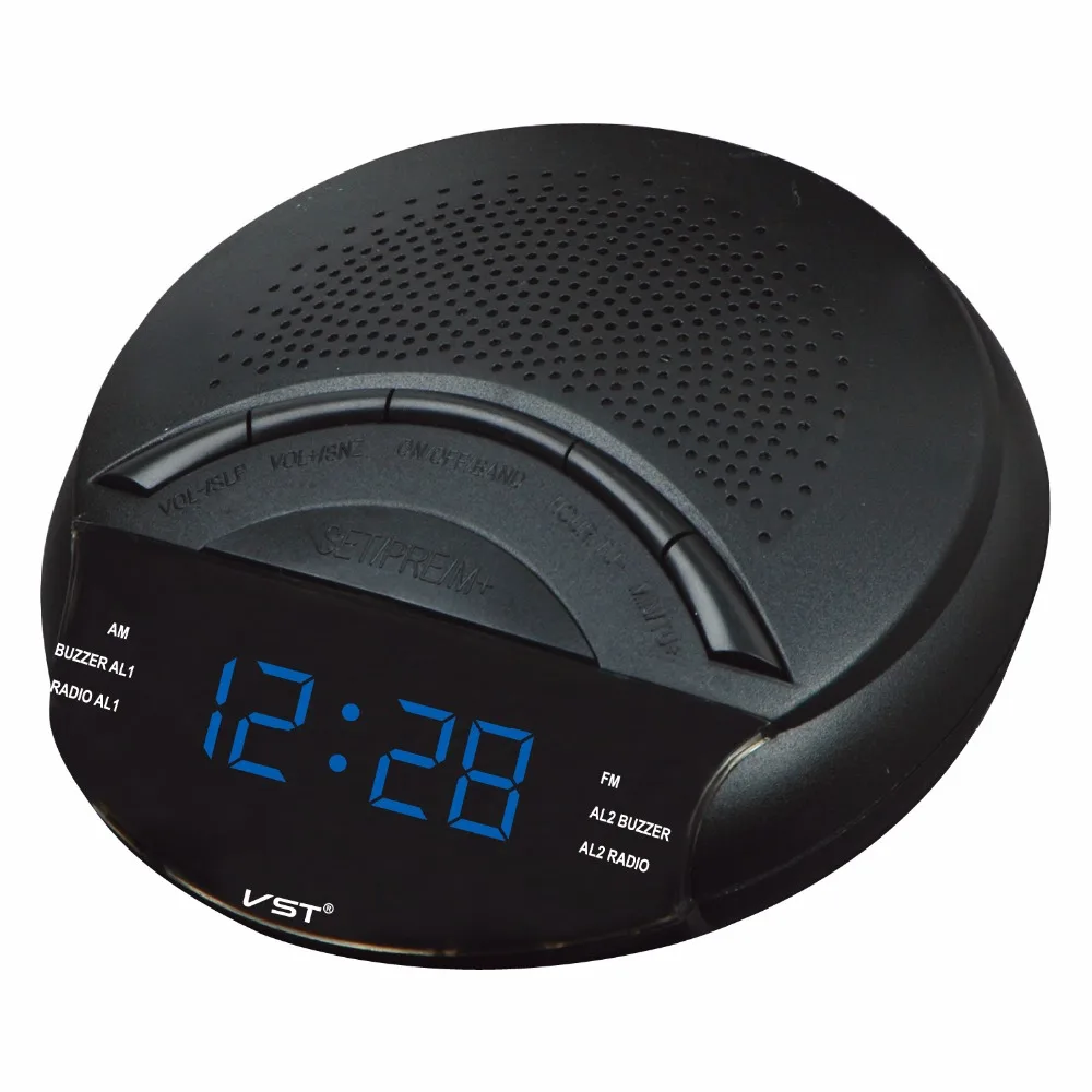 Buy Large Digital LED AM FM Radio Alarm Clock with USB