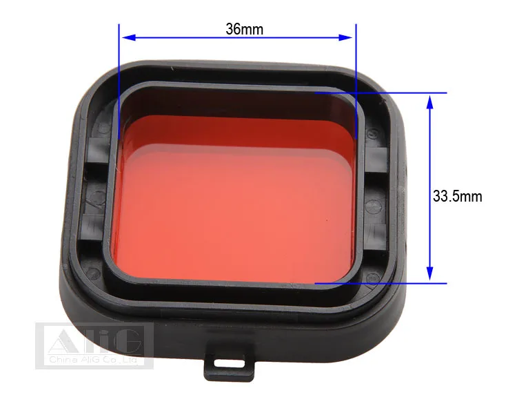 

Mini Camcorder Accessories For Hero 4 Hero 3+ Polarizer Red Color Underwater Dive Lens Filter