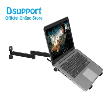 Складной настенный держатель для ноутбука 17 27 дюймов с двумя рычагами подходит