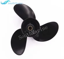 Boat Engine Aluminum Propeller 8.5×9 for Tohatsu / Nissan 2-Stroke 4-Stroke 8HP 9.8HP Outboard Motor 8.5 x 9 , Pitch 12 spine