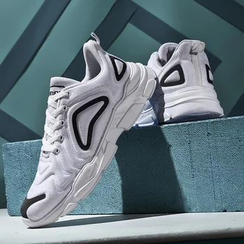 

2019 Men Sport Shoes Hot Sale Comfortable Sneakers Men Spring Design Walking Shoes For Women Brand Basic Lace Up Running Shoes