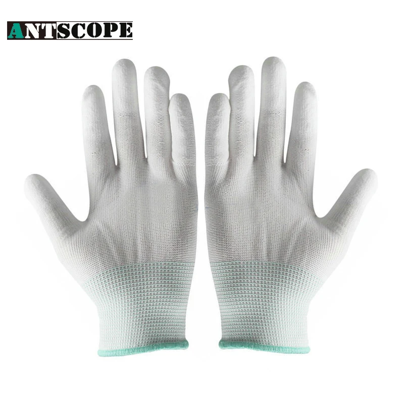 Safety Gloves PU Protective Antistatic Gloves Anti Static ESD Electronic Working Gloves PC Antiskid for Finger