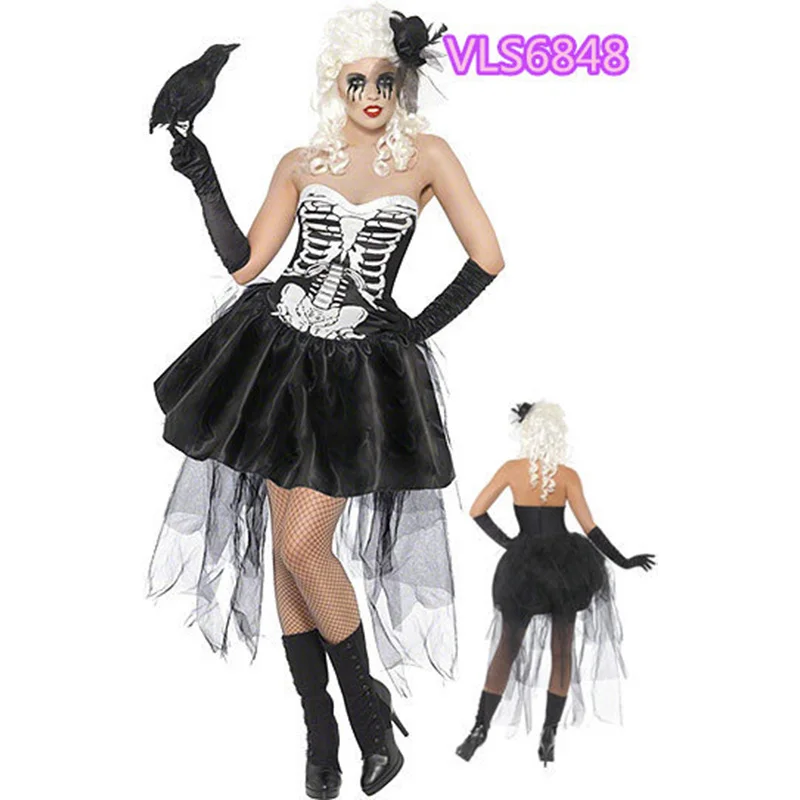 New halloween bride horror costume ladies lady zombie retro cosplay