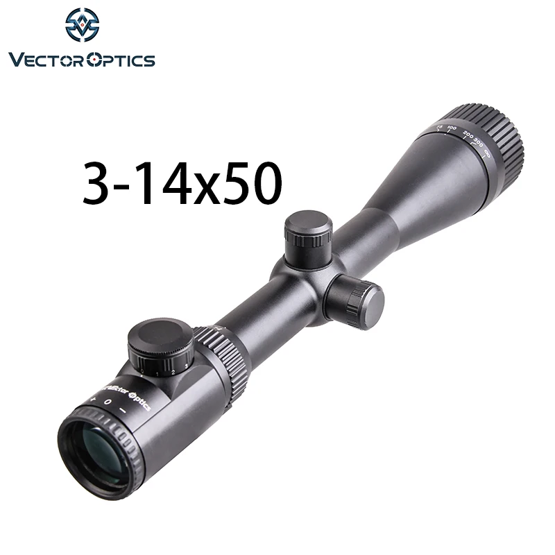 

Vector Optics Free S&H Hunting 3-14x50 AOE High Quality Rifle Scope Telescopic Sight Mildot Illuminated Sunshade .223 5.56 7.62