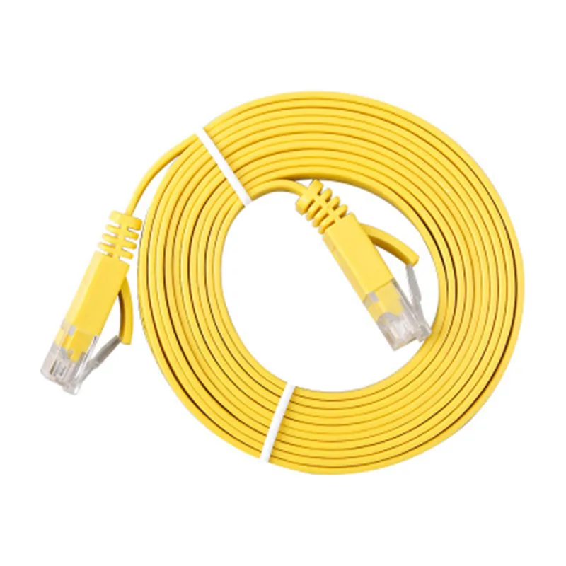 

Six types of cat6 Gigabit flat high speed network cable pure copper oxygen free copper computer finished broadband router yb01