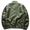 DIMUSI Bomber Jacket Men Ma-1 Flight Jacket Pilot Air Force Male Ma1 Army Green Military motorcycle Jackets Coats 6XL,TA053 ► Photo 2/5