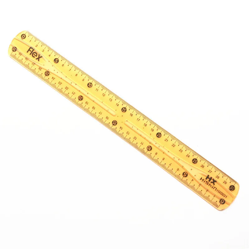 1 pcs Creative Soft ruler 30 cm Multicolur Soft ruler tape measure Used for school student office stationery Supplies