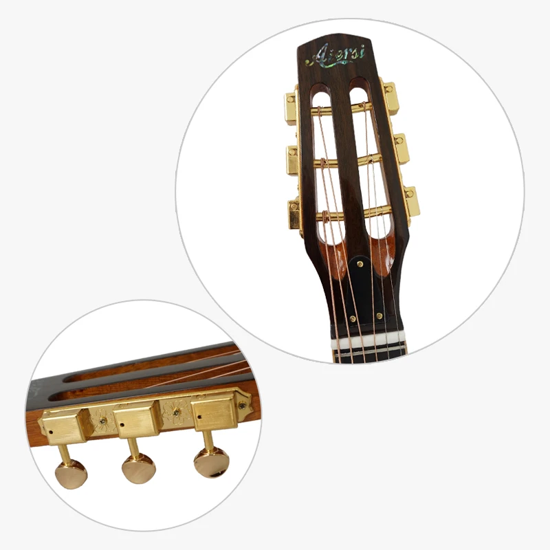 D Hole Maccaferri Semler Style Gypsy Guitar with free case D Hole Maccaferri Semler Style Gypsy Guitar with free case
