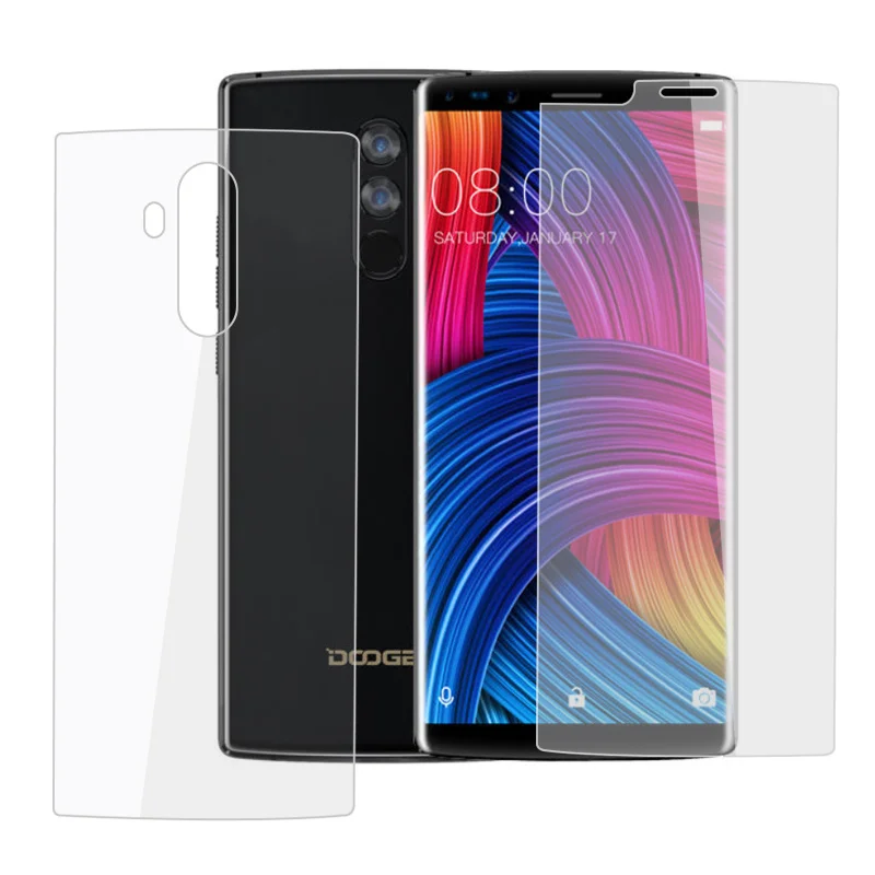 

Good Quality Tempered Glass Anti-Explosion Front And Back Screen Protector For DOOGEE MIX 2