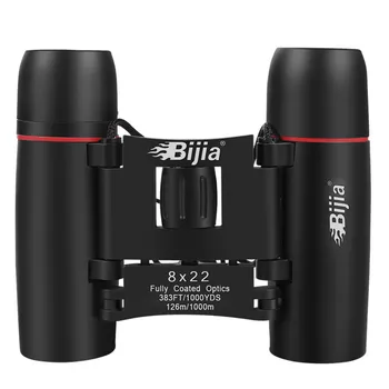 

BIJIA 8x22 mini folding binoculars professional telescope opera glasses for hunting travel