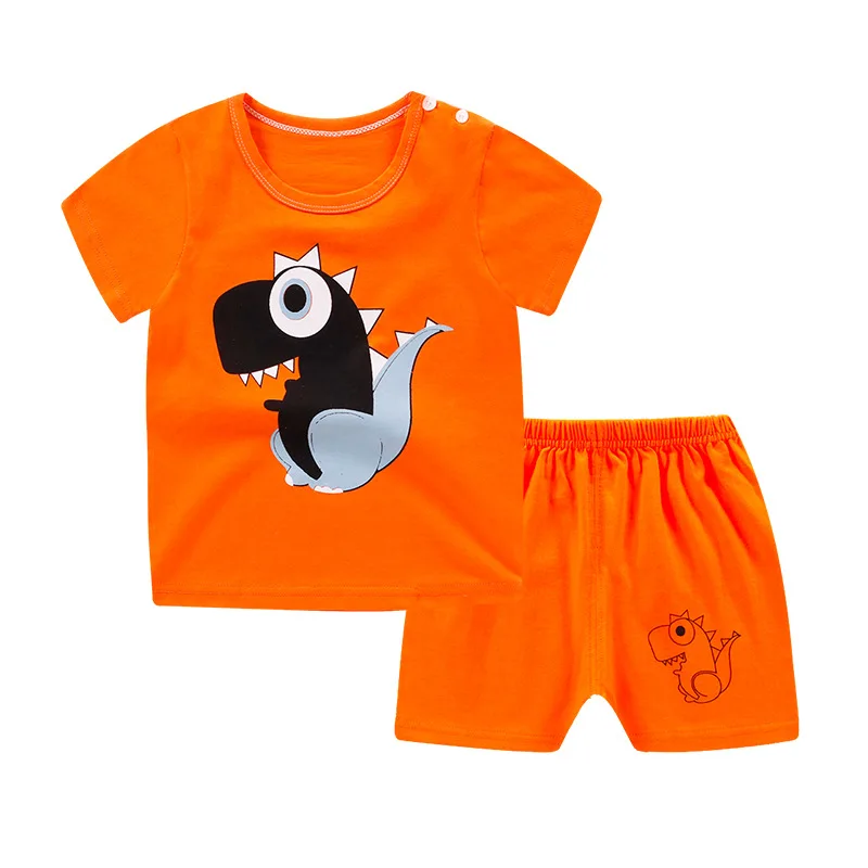 

2019 New Fashion Baby Boy Summer Clothing Outfits Baby Girl Lovely Clothing Sets