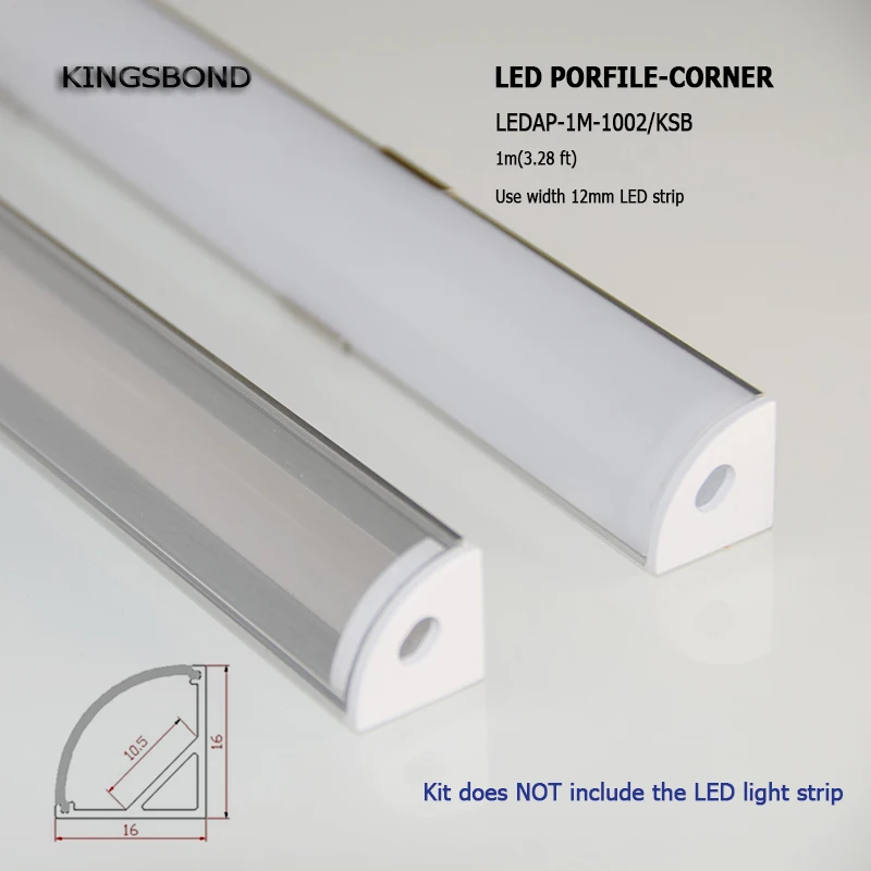 

V type corner LED profile led aluminium slot for counter led strip corner light