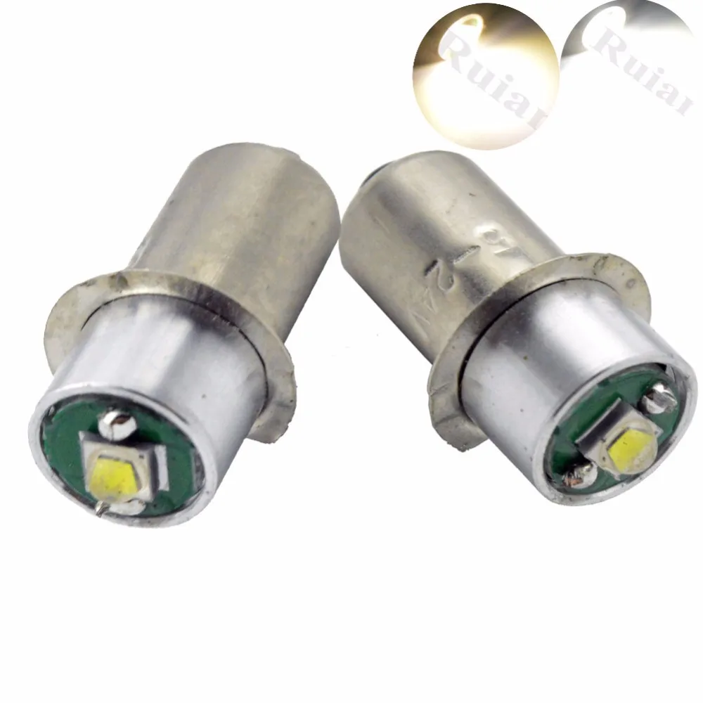 

10pcs P13.5S PR2 3W CRE XPG LED For Focus Flashlight Replacement Bulb Torches Work Light Lamp Pure Warm White DC3V-18V