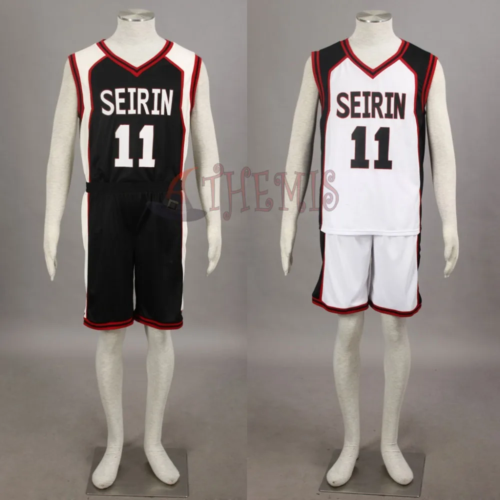 

Athemis Kuroko no basket No.11 Kuroko Tetsuya Cosplay Costume Private Seirin Basket ball Team Uniform whole set Any Size