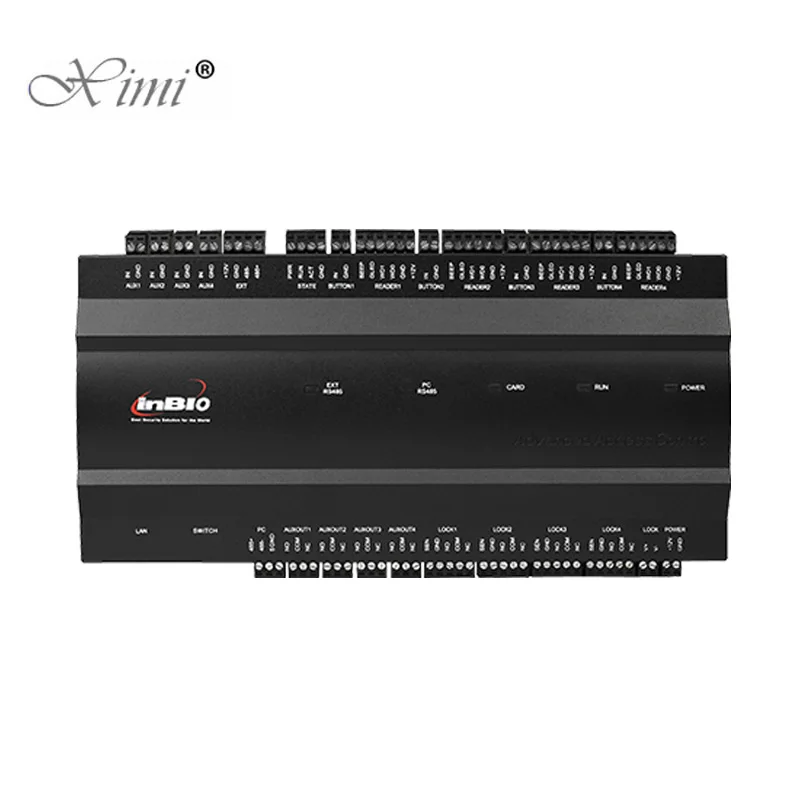 

Biometric Fingerprint And Card Reader Access Controller 4 Doors Access Control Panel inbio460 Access Control System With TCP/IP
