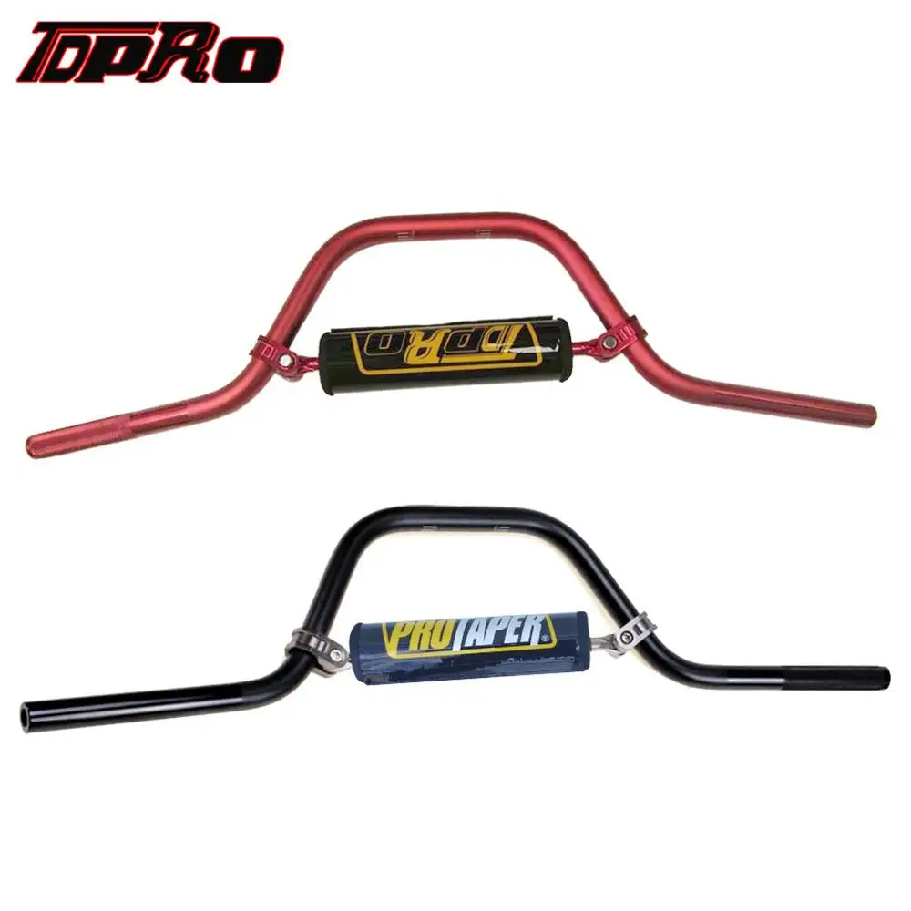 

TDPRO 7/8" 22mm Motorcycle Handlebar CNC Handle Round Bar Pad For 110cc 125cc 140cc Pit Dirt Bike CRF70 CRF50 XR50 KLX110 TTR50